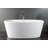 Ove 66.25'' x 30'' Freestanding Soaking Solid Surface Bathtub