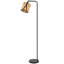 Lampe sur pied 60 watts en métal Tiffany Orestes Downbridge