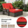 Berrera 66'' Polyethylene (PE) Wicker Outdoor Patio Daybed