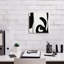 «Black and White Abstract 4» par Anne Tavoletti, art mural sur toile-304544637