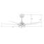 Ventilateur de plafond intelligent 52 po avec télécommande, ensemble d'éclairage inclus, fonctionne avec l'assistant Google et Amazon Alexa, raccourci Siri.-873440141