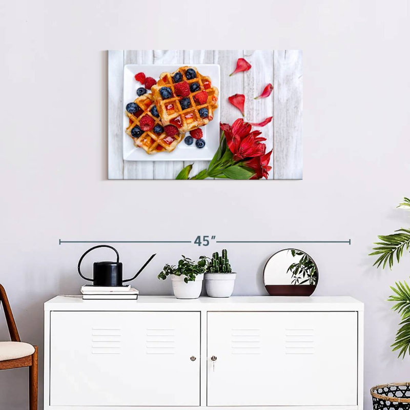 Yarlin Berry Waffles, 20" H x 30" W