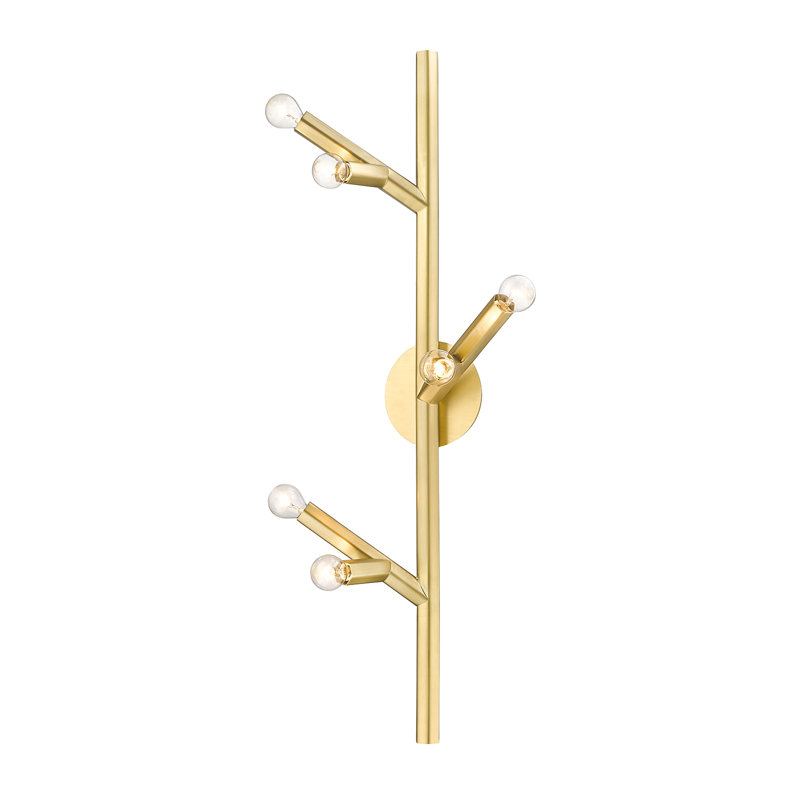 Oaks Wallchiere, Brushed Brass