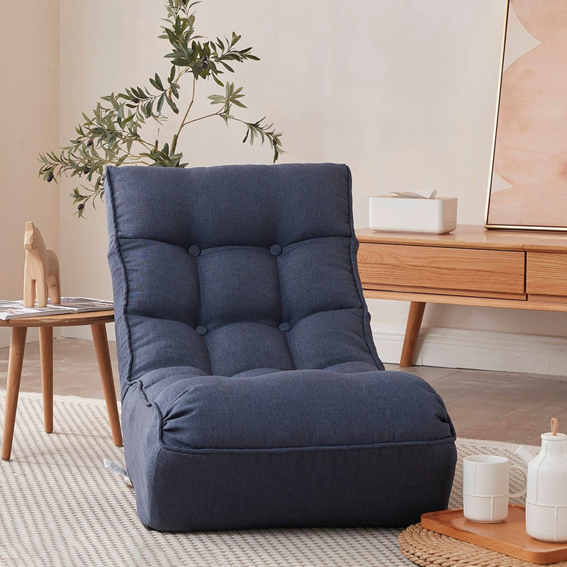 Lovetts Recliner, Navy Blue Linen