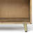 22"W Solid Mango Wood Bedside Table with Inlay