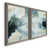 Toile avec cadre gris