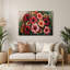 Hibiscus hawaïen, art mural en métal brun-625785733