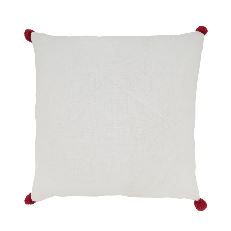 Coussin décoratif en duvet de canne de bonbon