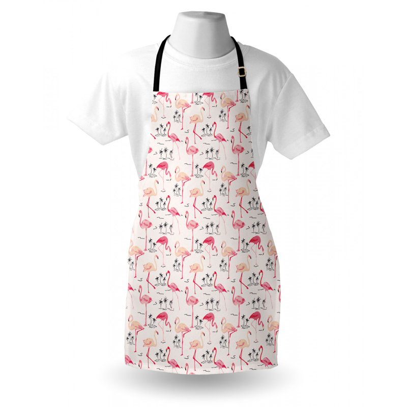 Flamingo Bib Apron