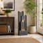 Frezell Weather Resistant Floor Fountain with Light