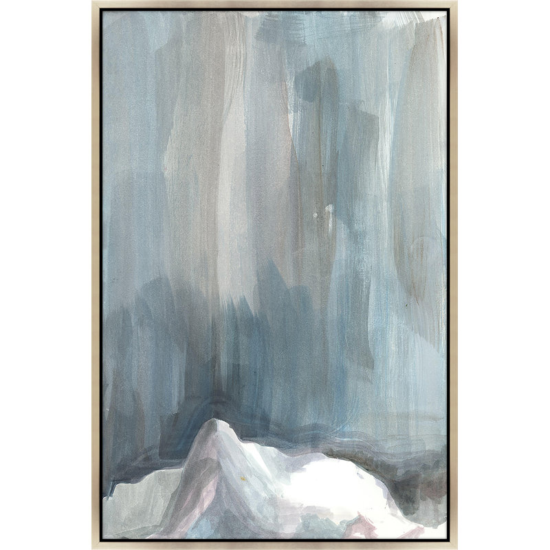 Peinture par toile sur toile "Shappie de l'incertitude" par D'alessandro Leon, H 39,5 po x l 25,5 po x P 1,5 po
