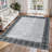 Modern Rugs for Bedroom Bordered Rug Washable RugNon-Slip Carpet Foldable Accent Rug for Bathroom Bedroom Entryway-131233237-131233239