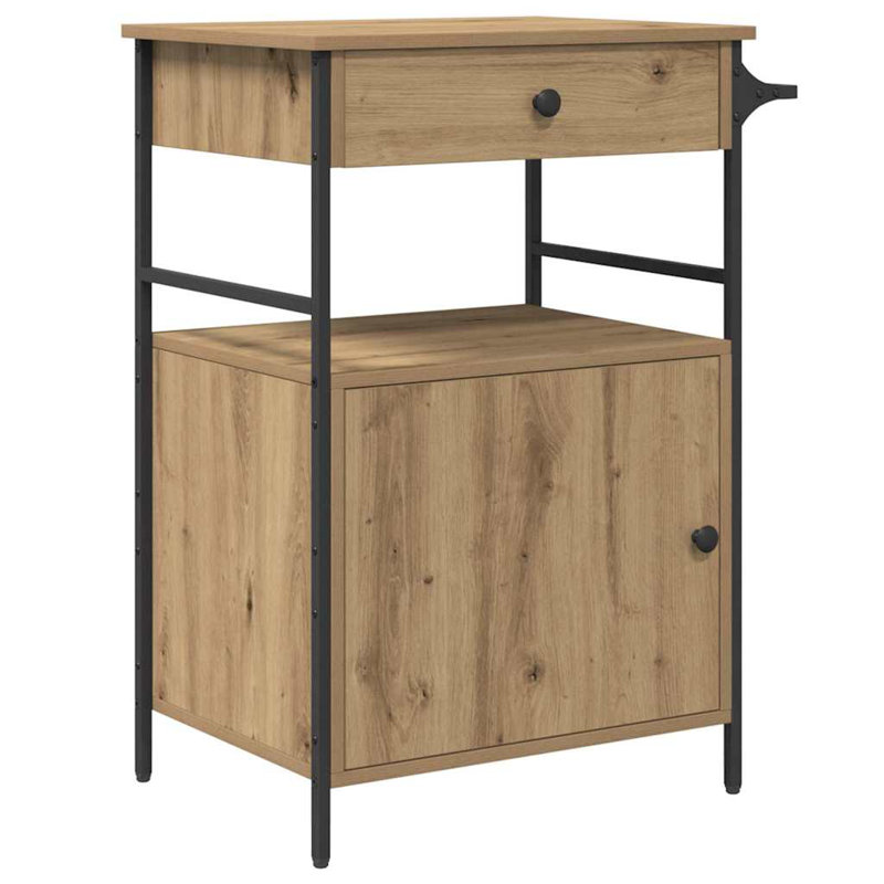 Kitchen Cart, Artisan Oak