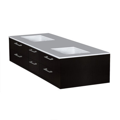 Gemelli 60'' W Double Bathroom Vanity Base