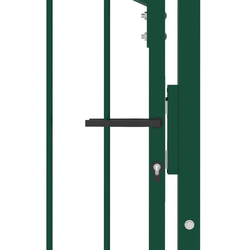 Netawaka Metal Gate, Green, 175cm H x 102cm W