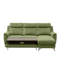 Izola 3 Seater Velvet Sofa Bed-1177284087-1177284095