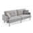 Polyester 100 % gris foncé est en rupture de stock