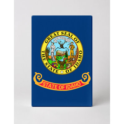 State of Idaho Flag — Portrait Canvas Wall Art