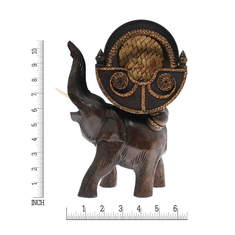 Ensemble de sous-verres en éléphant avec support