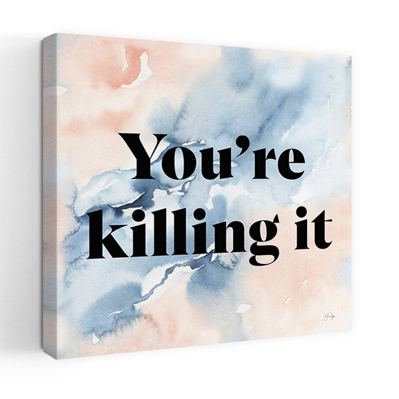«It's Killing It», art contemporain abstrait, H 18 po x l 18 po
