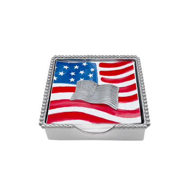 Ensemble de boîtes de serviettes de table American Flag