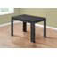 Table de salle à manger, rectangulaire, 48 po, petite, cuisine, salle à manger, stratifié noir, contemporain, moderne-1798555707-1798555706