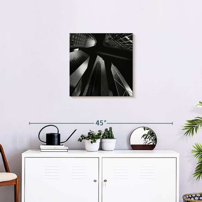 Lilie Towering Skyscrapers I, 20" H x 20" W