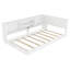 Structure de plancher simple en forme de L avec rangement latéral, station de charge intégrée et lumière-1082572813