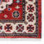 Rouge | Tapis de couloir oriental crème en soie et laine noué à la main-1084940251