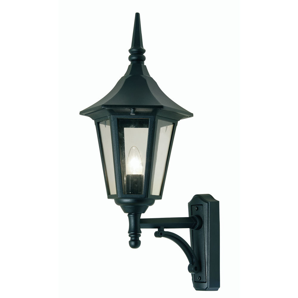 Foran Black 40cm H Outdoor Wall Lantern