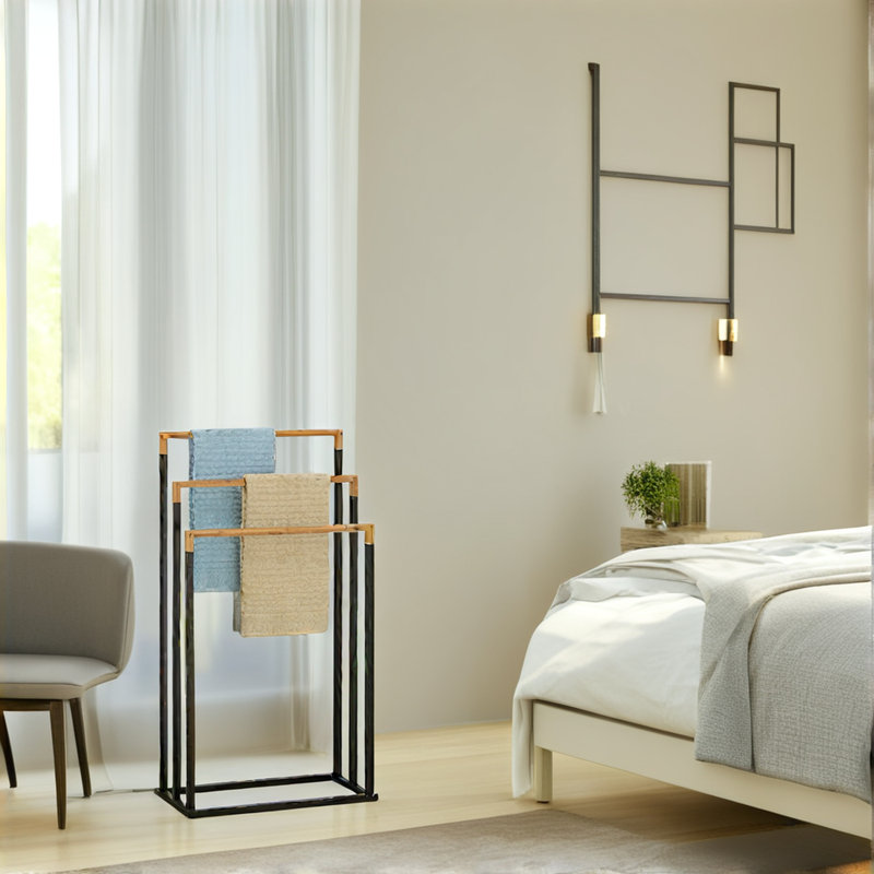 Free Standing Towel Blanket Rack