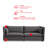 Chalmette 86.6'' Upholstered Reclining Sofa-98704151