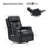 Rudisill Transitional Genuine Leather Swivel Rocker Manual Recliner-80890597