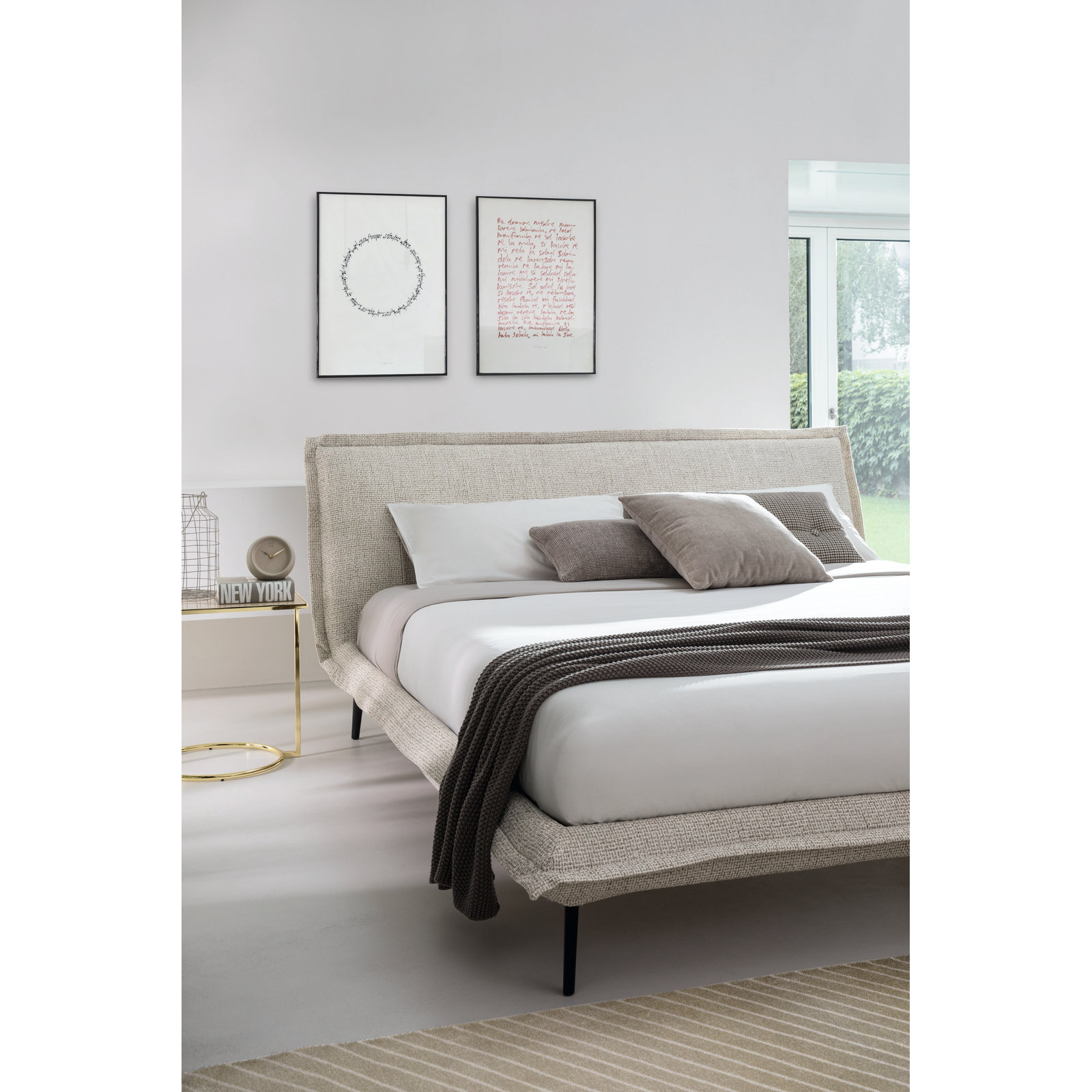 Fluff Upholstered Bed, King