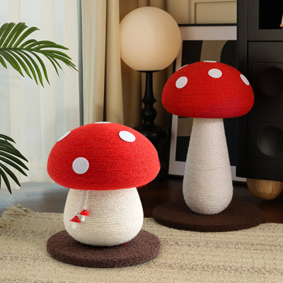 Mushroom Cat Scratcher Set