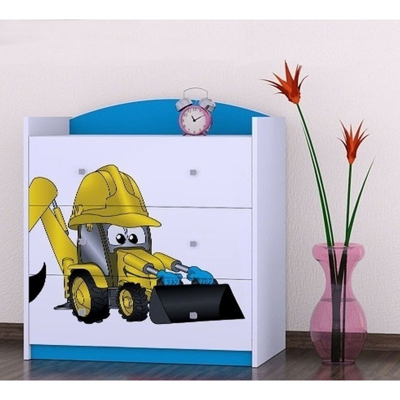 Nicholes Kids 3 - Drawer Chest, Blue