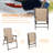 Rainer Wicker Premium All-Weather Wicker Outdoor Folding Dining Armchair
