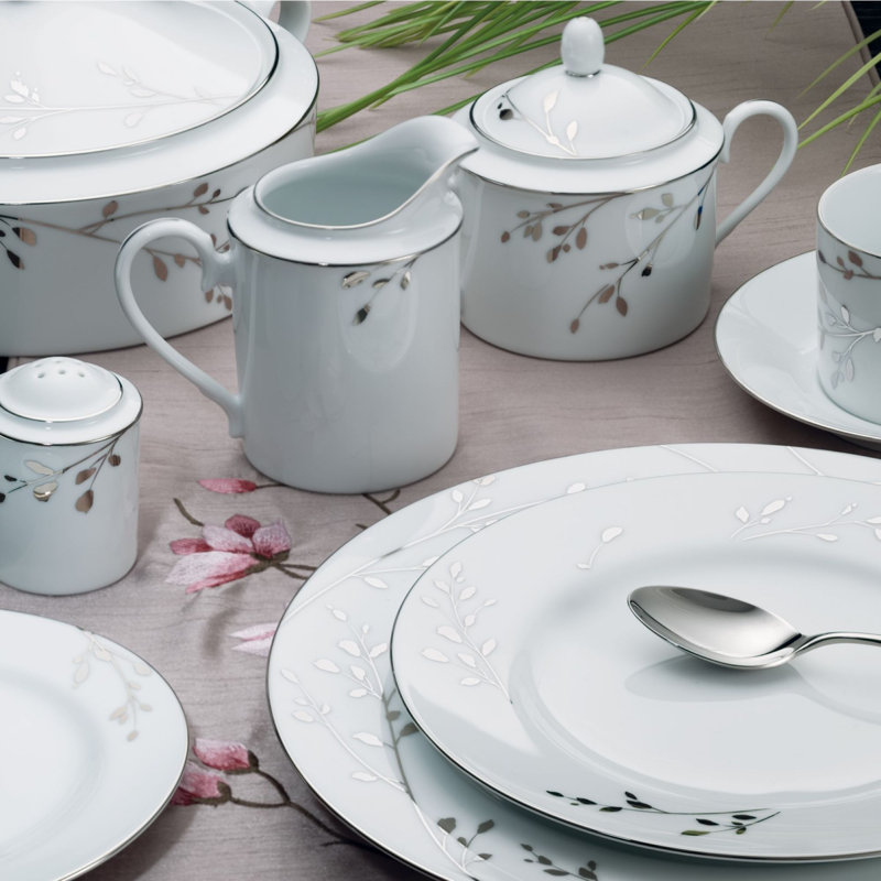 Ensemble sucrier et crémier Noritake Birchwood