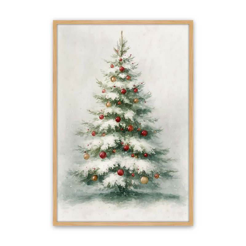 Evergreen Glow Art Print, American Maple, 24" x 36"