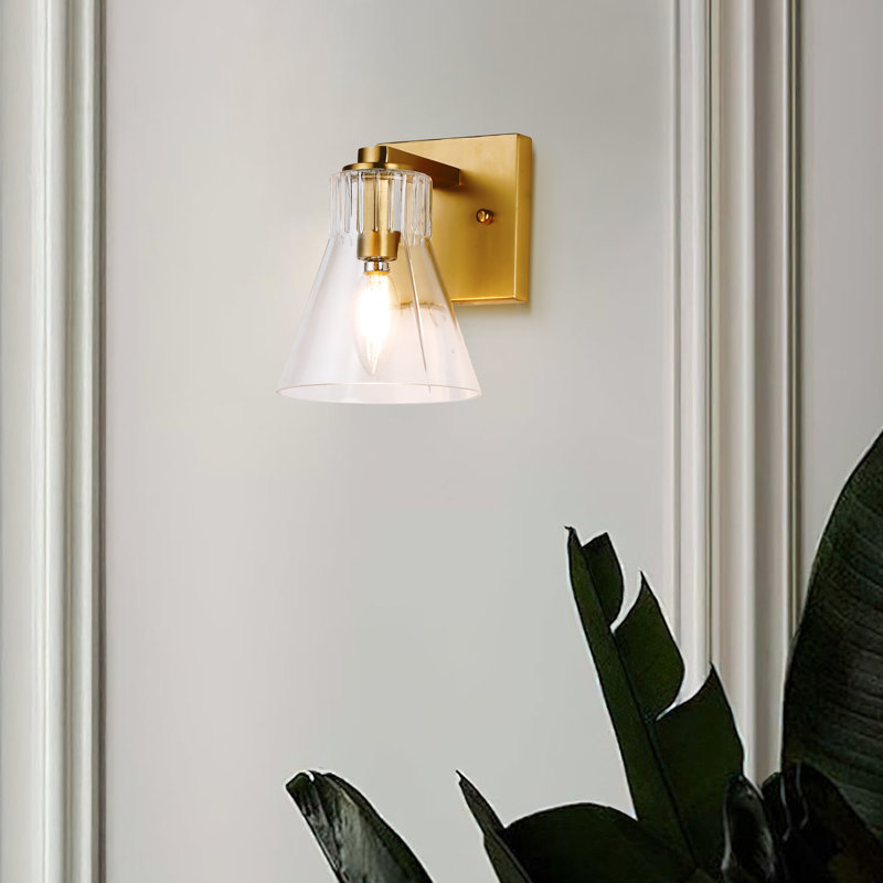 5.5-inch 1-light Wall Sconces Armed Sconce Antique Bronze (Set of 2)