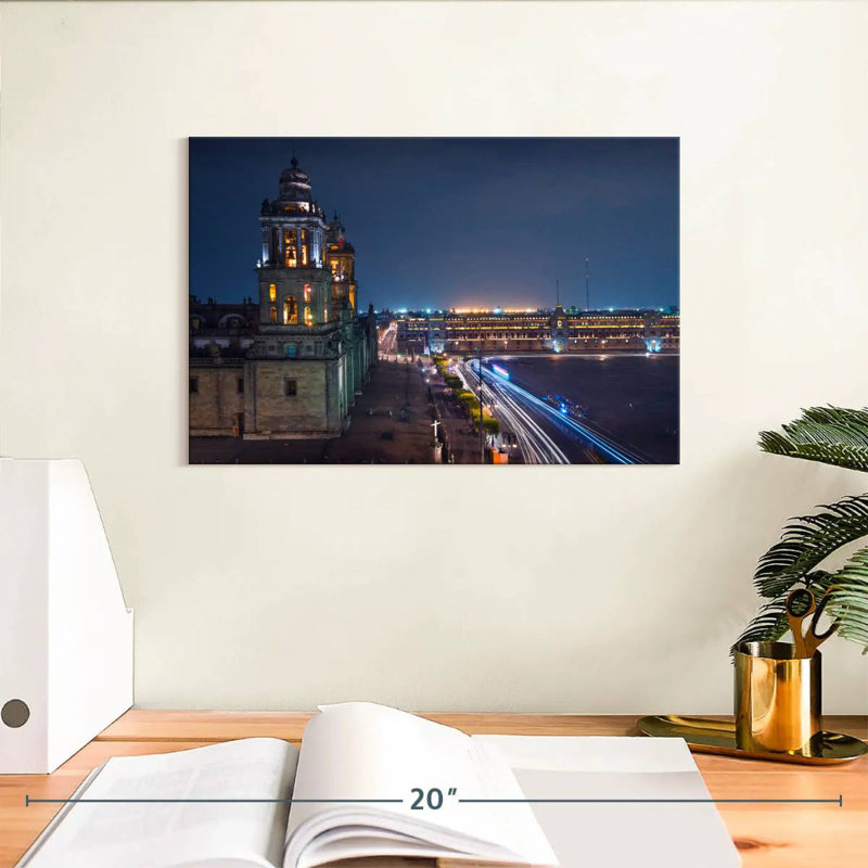 Mexico Metropolitan Cathedral, 8" H x 12" W