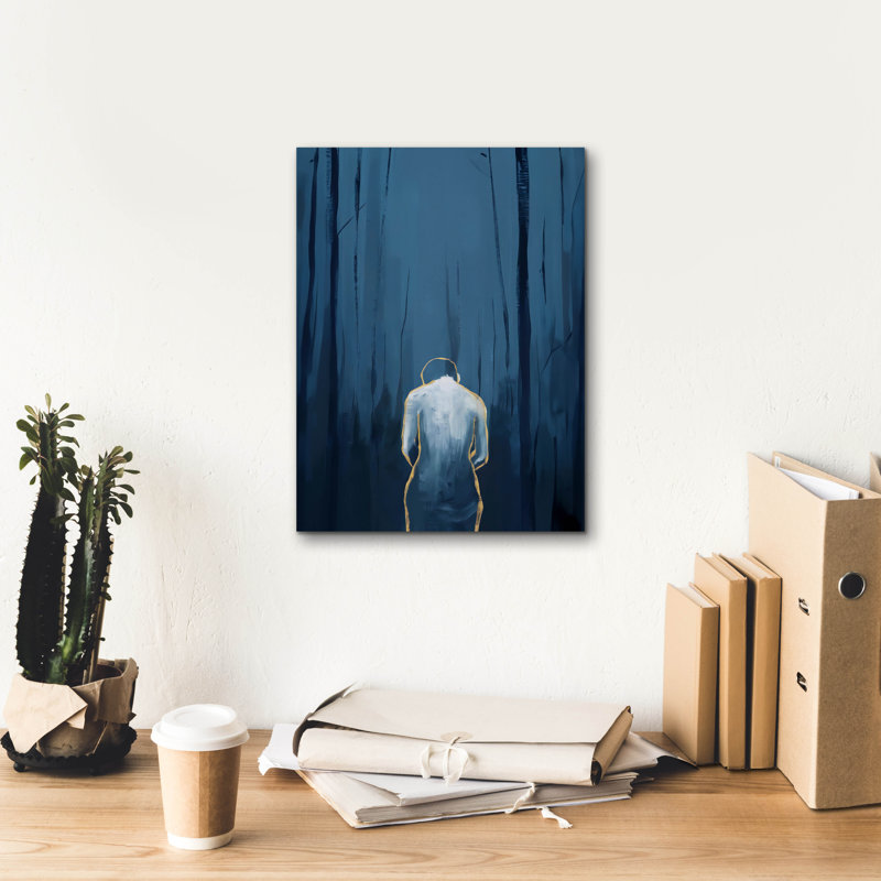 Art mural sur toile Winston Porter «Sadness» par Andreas Magnusson, H 16 po x l 12 po x P 0,75 po