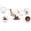 Fauteuil d'appoint pivotant en cuir Quinton-80623748-80623751