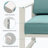 Abhilasha 52'' Wide Aluminum Loveseat with Cushions-843548922