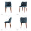 Kanalu Ergonomic Upholstered Dining Chair with Solid Wooden Tapered Legs-98582704