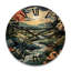 Horloge murale en bois campagne surdimensionnée Winding River III-1486574511