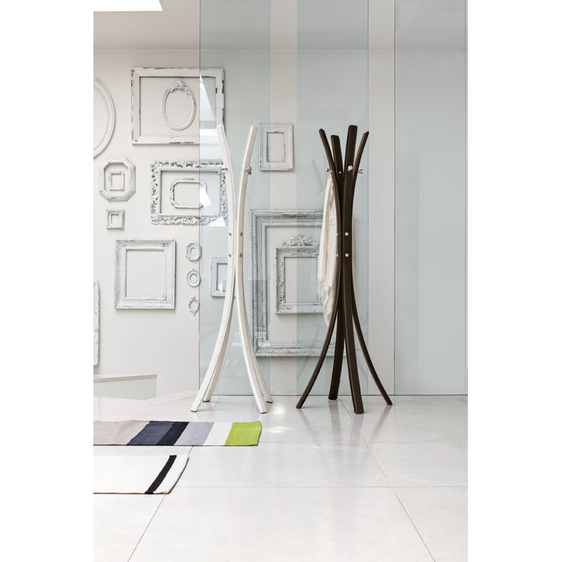 Otis Metal Freestanding Coat Rack, White