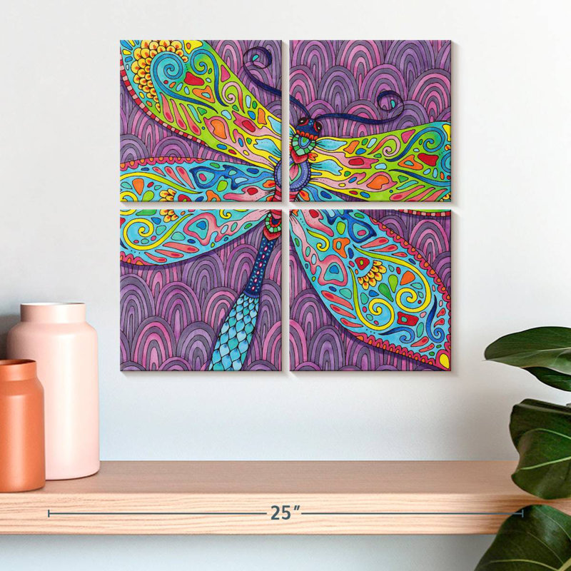 Brampt Winged Things, couleur I, H 18 po x l 18 po