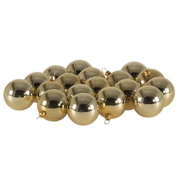 6cm Bauble, Pale Gold