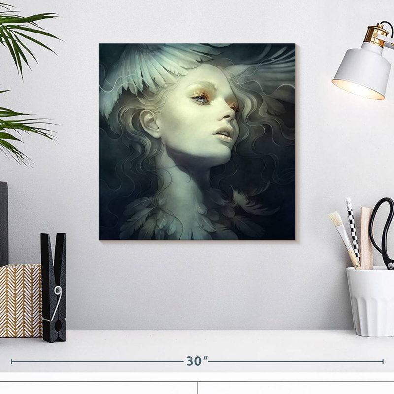 Lady Fly, 16" H x 16" W